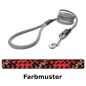 Preview: klassische Hundeleine - M - 145cm - rot mix